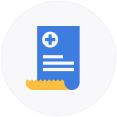 Prescription slip icon